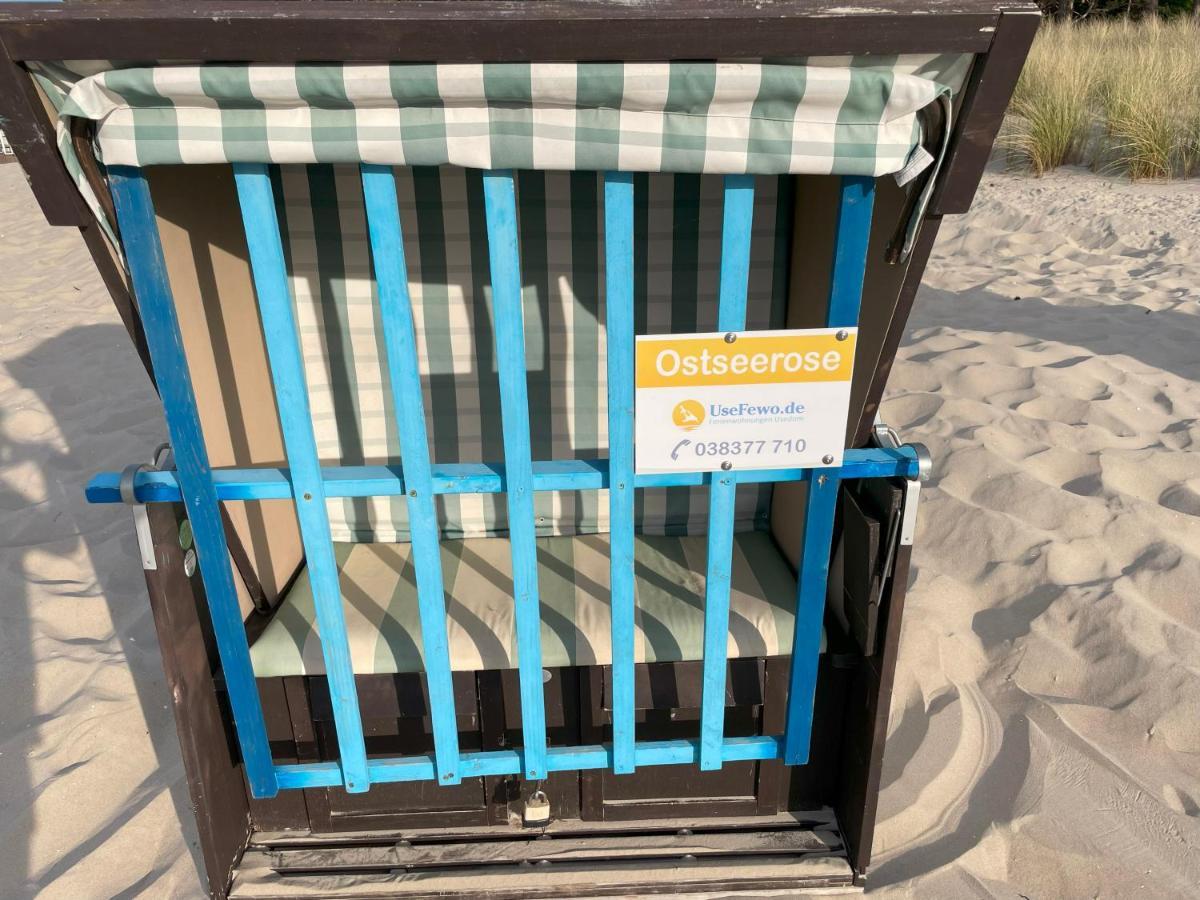 Apartment Ostseerose Ein Strandkorb Ist Im Sommer Inclusive Zempin Ngoại thất bức ảnh